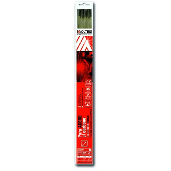 Elektrodia Solter Ø 2 mm Rutilo Hiiliteräs (35 Osaa)