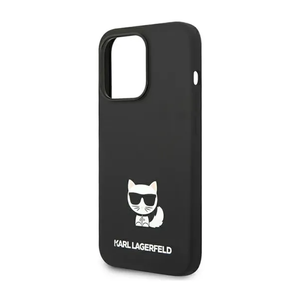 Karl Lagerfeld Choupette Body - Case for iPhone 14 Pro (Black)