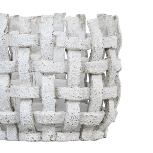Подставка под цветочный горшок 17 x 17 x 14,5 cm Керамика Бежевый