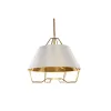 Pakabinamas apšvietimas DKD Home Decor Balta Auksinis PVC Metalinis 50 W 38 x 38 x 32 cm