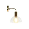 sienas Lampa DKD Home Decor Bronza Metāls Stikls 50 W Moderns 220 V 20 x 25 x 28 cm