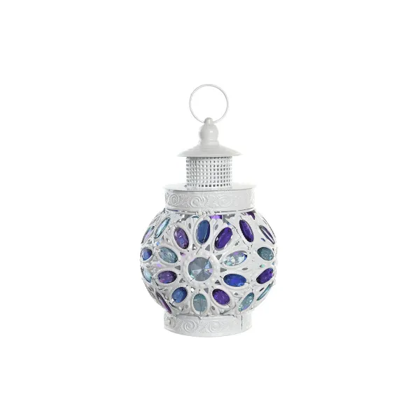 Pöytälamppu DKD Home Decor Metalli Valkoinen Monivärinen 220 V 50 W 19 x 19 x 33 cm