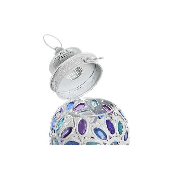Pöytälamppu DKD Home Decor Metalli Valkoinen Monivärinen 220 V 50 W 19 x 19 x 33 cm