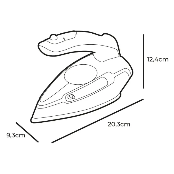 Steam Iron EDM 07305 Blue Travel
