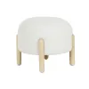 Atrama pėdoms DKD Home Decor 45 x 45 x 36 cm Medžio Balta