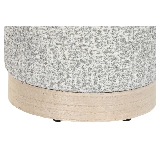 Jalkatuki DKD Home Decor 32 x 32 x 38 cm Scandi Vaaleanharmaa