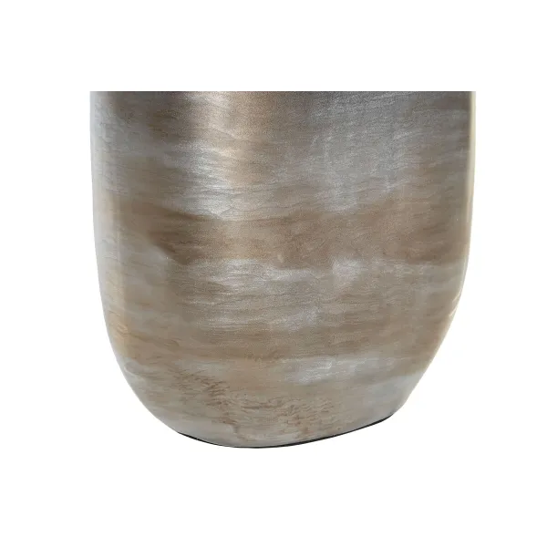 Vāze DKD Home Decor 17 x 9 x 47 cm Stikls Alumīnijs Daudzkrāsains Moderns