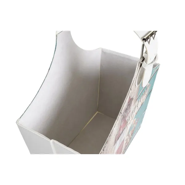 Žurnālu plaukts DKD Home Decor 40 x 18 x 41 cm Daudzkrāsains Kartons Vidusjūra (2 gb.)