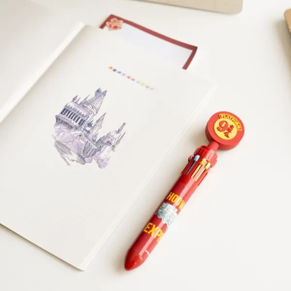 Harry Potter - 10-Color 3D Retractable Pen Platform 9 3/4