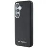 Karl Lagerfeld Saffiano Full Wrapped Elongated Metal Logo MagSafe - Case for Samsung Galaxy S25 (black)