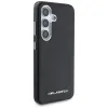Karl Lagerfeld Saffiano Full Wrapped Elongated Metal Logo MagSafe - Case for Samsung Galaxy S25 (black)