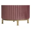 Jalkatuki DKD Home Decor Sametti 60 x 60 x 45 cm Puu MDF