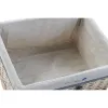 Basket set DKD Home Decor Spirals Mediterranean 48 x 38 x 13 cm