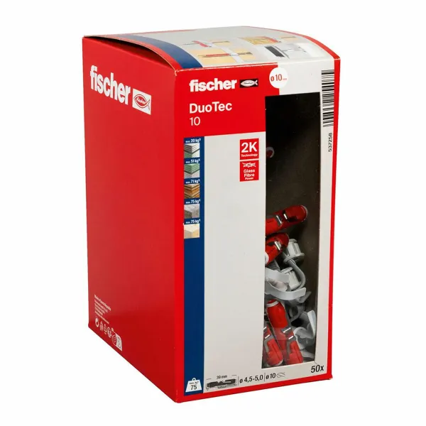Nappulakengät Fischer Duotec 537258 Nylon M10 (50 osaa)
