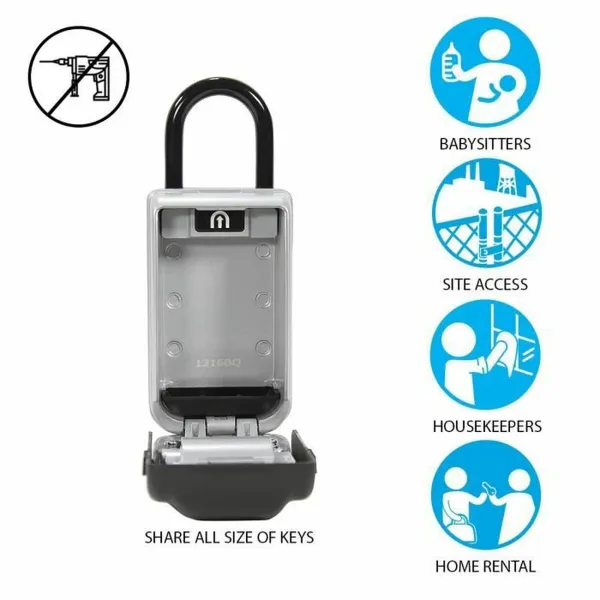 Сейф Master Lock 5424EURD ключи Серый Металл 17,5 x 7,2 x 5,2 cm
