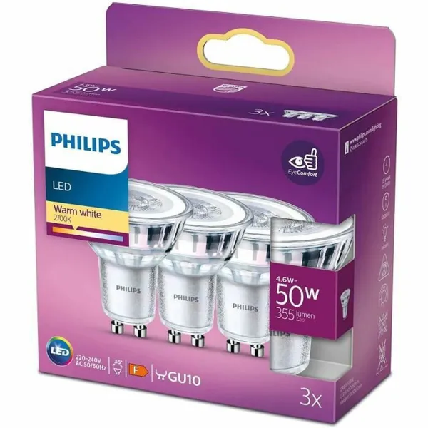 LED-lamppu Philips Foco F 4,6 W (2700k)