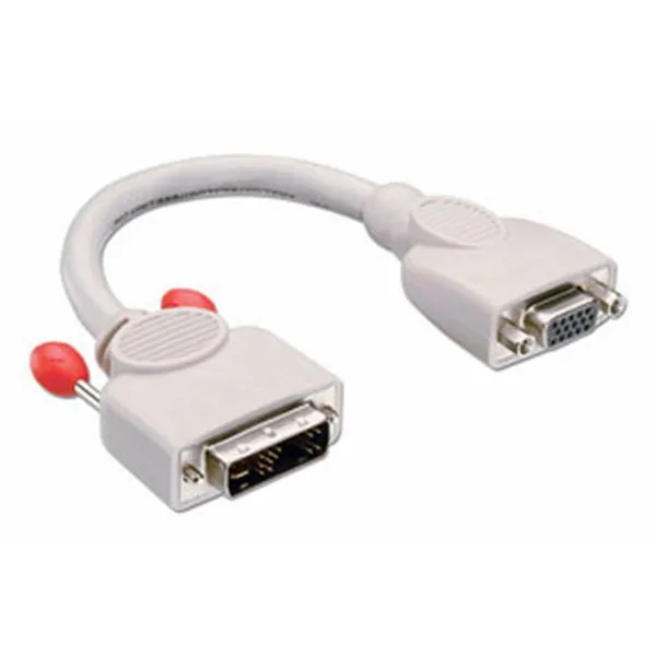 DVI-adapter LINDY Valge