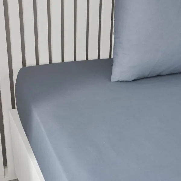 Pohja-arkki TODAY Harmaa 140 x 190 cm Denim