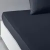 Uzmontēta apakšējā loksne TODAY Essential Tumši zils 140 x 200 cm Tumši Zils