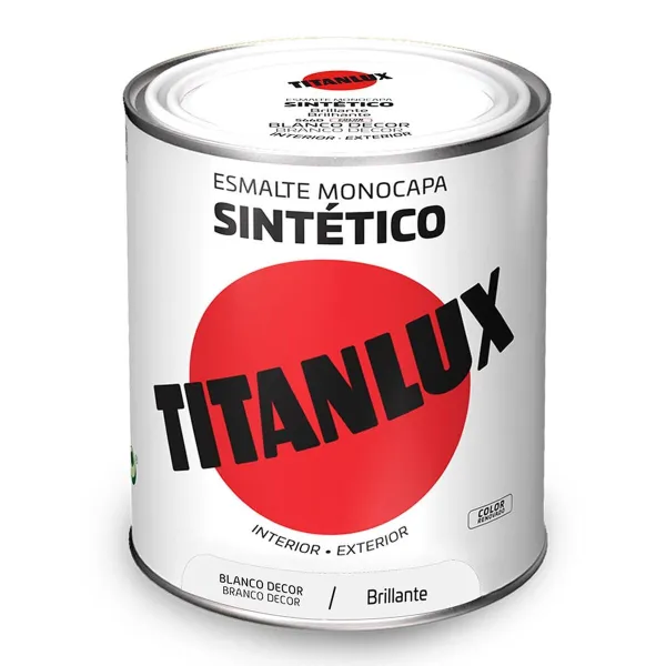 sintētiskā emalja Titanlux 5809019 Balts Mirdzošs 750 ml