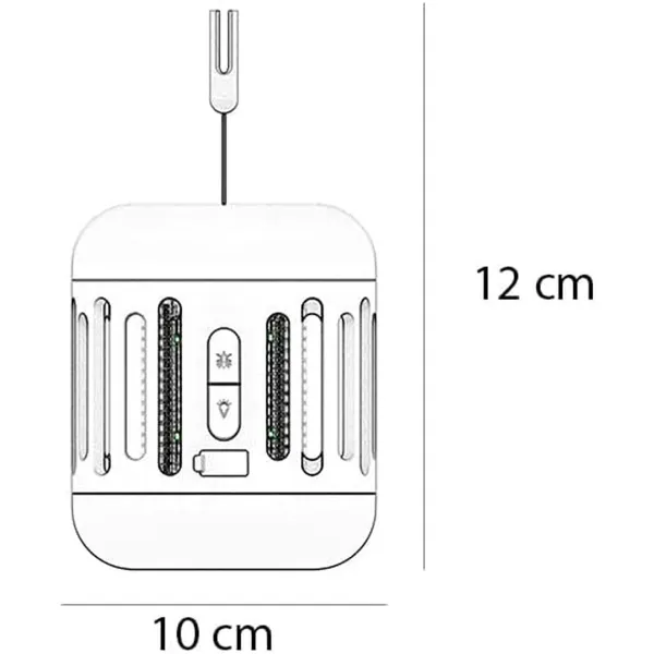 Sääski tappev LED-valgusti Coati IN410102 (2 Ühikut)