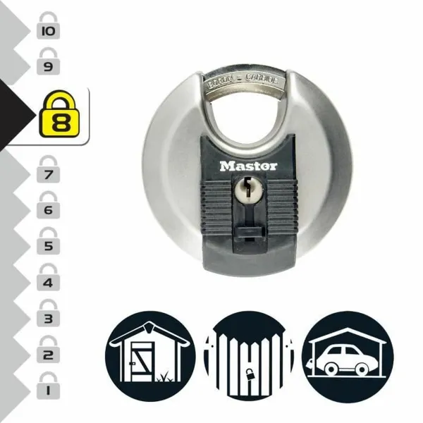 Piekaramā atslēga ar slēdzeni Master Lock M40EURT (2 gb.)
