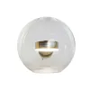 sienas Lampa DKD Home Decor Stikls Bronza Metāls Moderns 20 x 25 x 20 cm