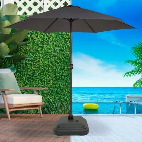 Paplūdimio skėčio pagrindas Aktive Juoda Plastmasinis 35 x 13 x 35 cm