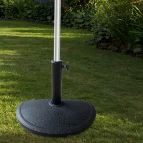 Paplūdimio skėčio pagrindas Aktive 50 x 32 x 31,5 cm Juoda Plastmasinis