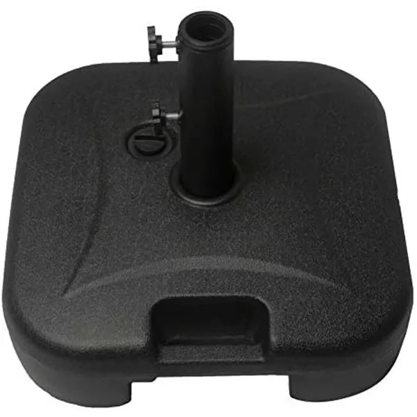 Paplūdimio skėčio pagrindas Aktive Juoda 3,8 cm 19 Kg