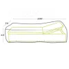Защитный чехол Aktive 200 x 45 x 75 cm (6 штук)