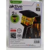 Saulės sodo žibintų rinkinys Aktive Plastmasinis 13,5 x 46 x 13,5 cm (4 vnt.)