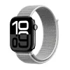 Crong Nylon - Sport Band for Apple Watch 38/40/41/42 mm (Silver Gray)