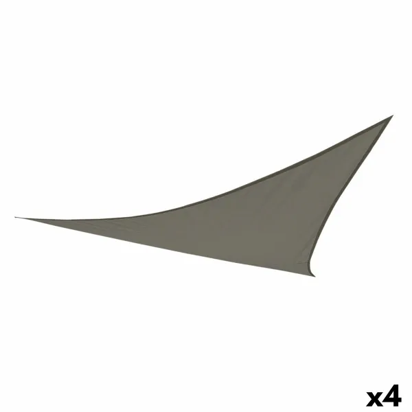 Навесы Aktive Серый 500 x 0,5 x 500 cm Треугольный (4 штук)