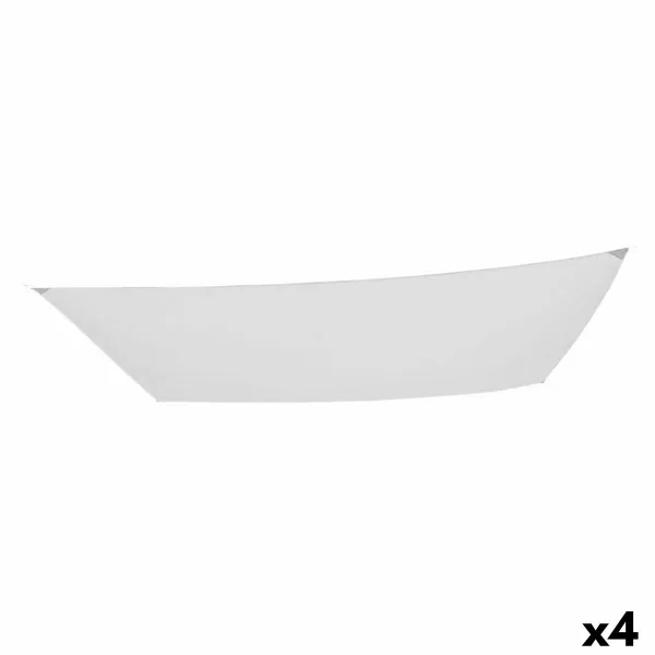 Ēnu buras Aktive Trijstūra motīvi Balts 300 x 400 cm (4 gb.)