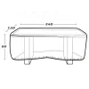 Suojakotelo Aktive Pöydät Polyetyleeni 240 x 60 x 130 cm (6 osaa)