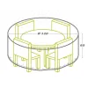 Защитный чехол Aktive Ø 120 cm Столы 120 x 60 x 120 cm (6 штук)