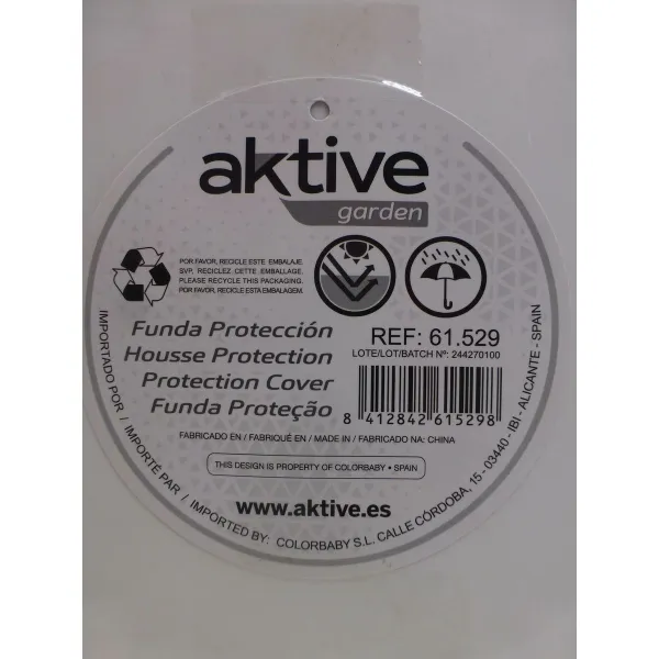 Защитный чехол Aktive Ø 120 cm Столы 120 x 60 x 120 cm (6 штук)