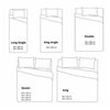 Bedding set Tejidos Reina Super king