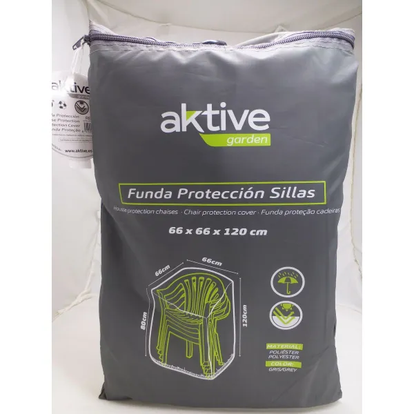 Chair Cover Aktive 66 x 120 x 66 cm (6 Units)