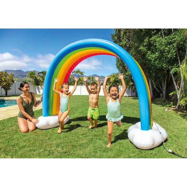 Sadetin -ja suihkutuslelu Intex   Sateenkaari 300 x 109 x 180 cm PVC