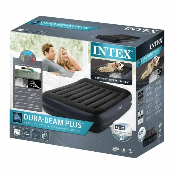 Pripučiamas čiužinys Intex Beam Basic Queen 152 x 42 x 203 cm