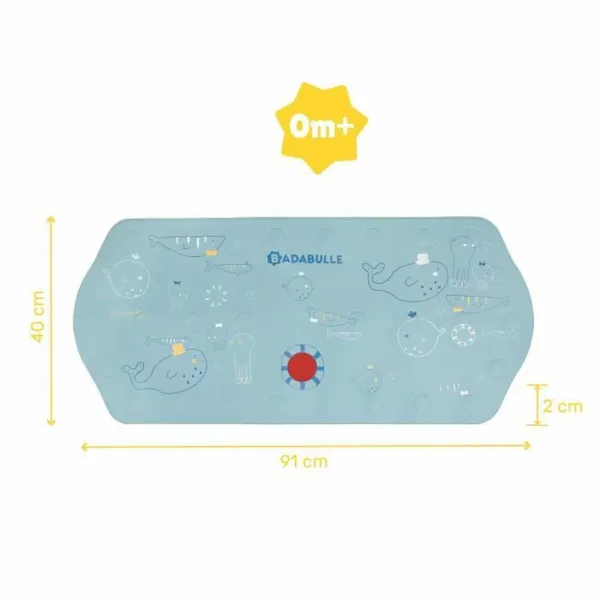 Коврик для ванной комнаты Badabulle B023014 91 cm Синий PVC