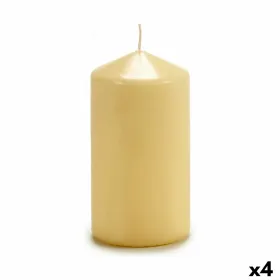 Candle Acorde Cream 7 x 13 x 7 cm (4 Units)