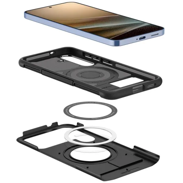 Spigen Slim Armor MagSafe - Case for Samsung Galaxy S25+ (Black)