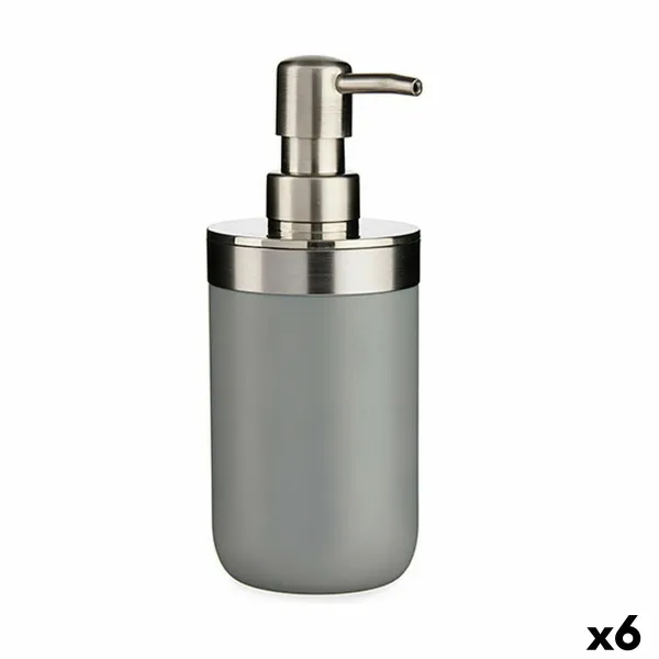 Saippua-annostelija Berilo Harmaa Muovinen 350 ml 8 x 17 x 9 cm (6 osaa)