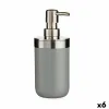 Дозатор мыла Berilo Серый Пластик 350 ml 8 x 17 x 9 cm (6 штук)
