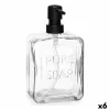 Muilo dozatorius Berilo Pure Soap Skaidrus Stiklas Plastmasinis 570 ml 10 x 18 x 6 cm (6 vnt.)