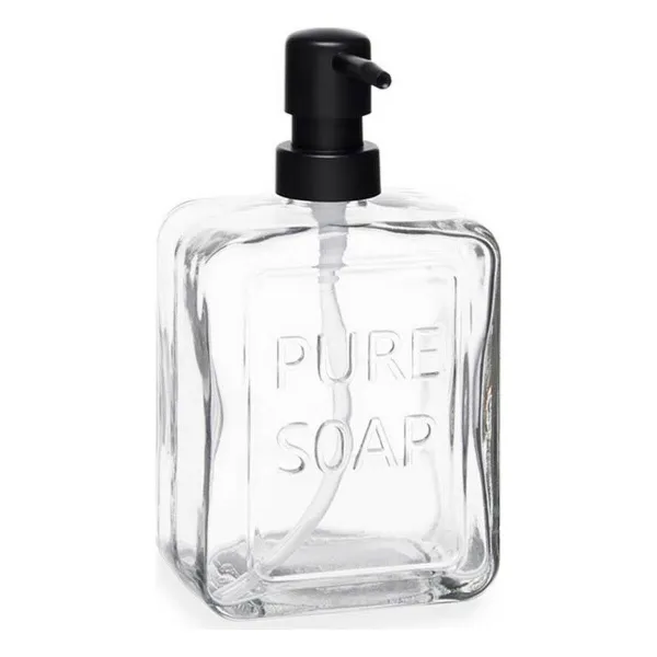 Muilo dozatorius Berilo Pure Soap Skaidrus Stiklas Plastmasinis 570 ml 10 x 18 x 6 cm (6 vnt.)