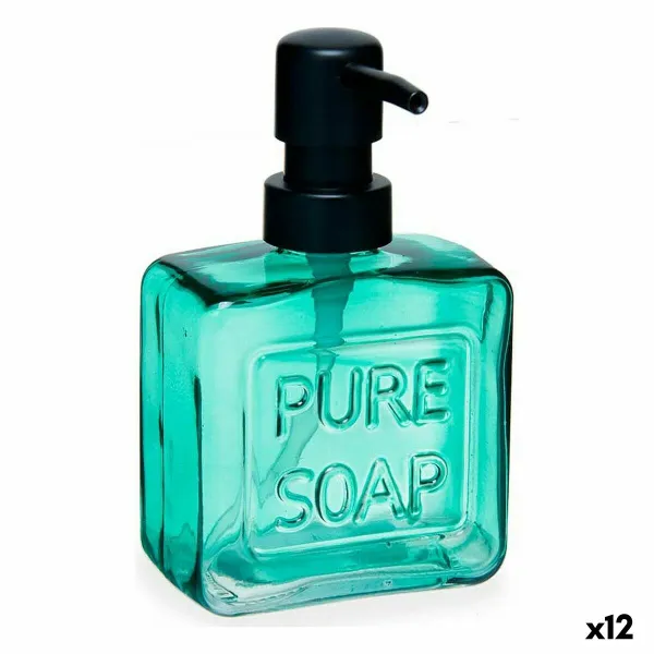 Saippua-annostelija Berilo Pure Soap Vihreä Kristalli Muovinen 250 ml 9 x 15 x 5 cm (12 osaa)